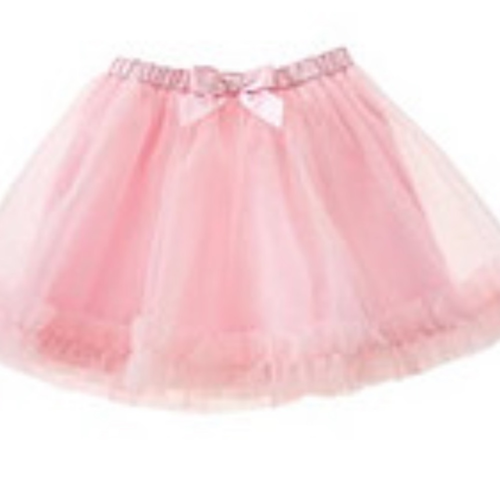 Gymboree Sweeter Than Chocolate tulle ruffle ballet skirt parfait pink Size 8